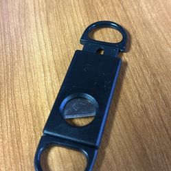 Cigar Cutter Stainless Steel Blade Black