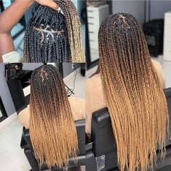 Ombre Crotchet Braids Hair Bundles 