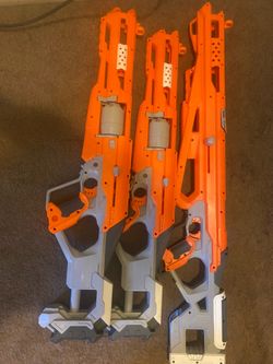 3 Nerf guns
