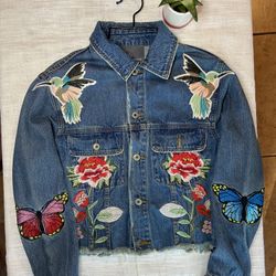 Women’s jeans jacket : cheeky boutique size:S