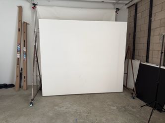 Custom Large White Photography “Wall” on wheels