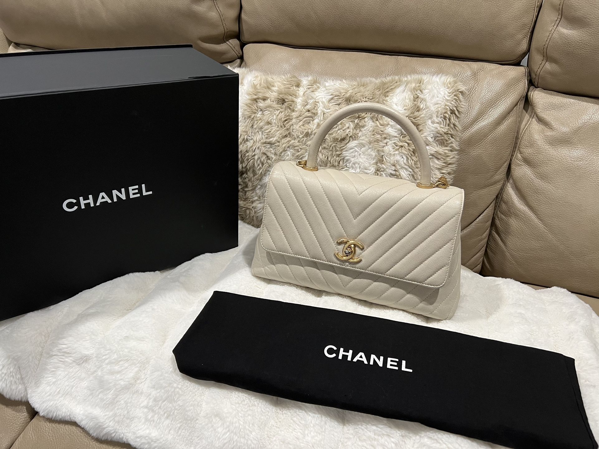 Authentic Chanel Top handle