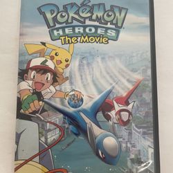 2003 Pokemon Heroes The Movie DVD with Exclusive Pokemon Short Video
