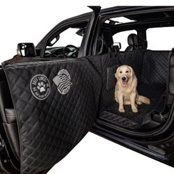 XL Floor Cover, 2025 Black – Fits Full‑Size Crew Cab Trucks with Fold‑Up Seats – Waterproof, Heavy-Duty, Non‑Slip, & Machine-Safe – Scratch-Resistant 