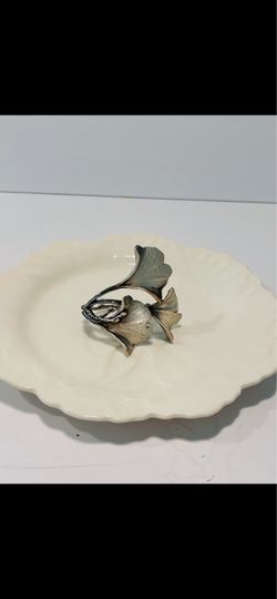 Vtg Table Art by Michael Michaud Silver Plated Cooper Napkin Holders Set 2. Beautiful Designers  napkin holders , stamped inside are in very good cond