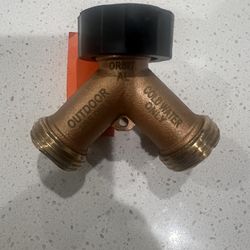 Brass 2-Way  Faucet Adapter 