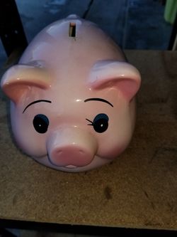 (New) glass Pig piggy bank