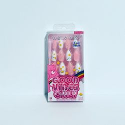 NIB Wet N Wild Care Bears Good Vibes Only Artificial Nails