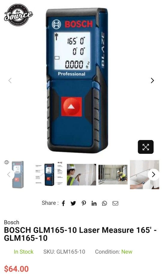 CaseSack Holster For Bosch Laser Distance Measure Ghana
