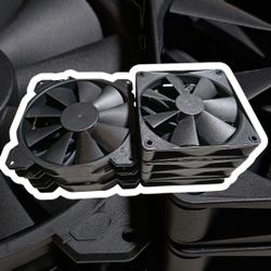 NZXT F120P 120mm 4 Pack & Corsair ML140 140mm 3 Pack PC Case Fans
