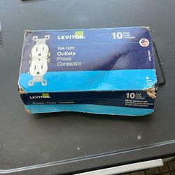 Leviton Outlets White 
