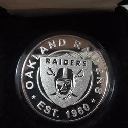 Nfl Superbowl 2003 Raiders toss coin limited edition