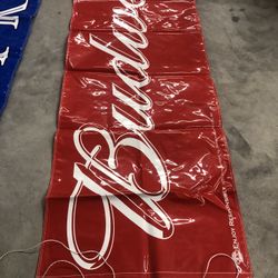 NEW Budweiser Nascar Banner  NEW