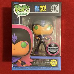 Funko Pop Digital DC Teen Titans GO STARFIRE #410 LE Legendary 1096 PCS GITD