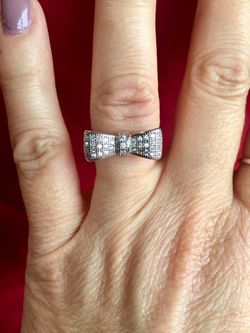 .925 BOW TIE RING NEW!