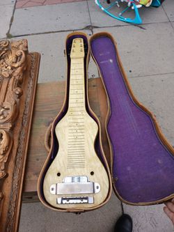 Volu-Tone Lap Steel Guitar 1930's Mother of Pearl. ALAD