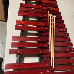 Portable Xylophone With Mallets And Carrying Bag