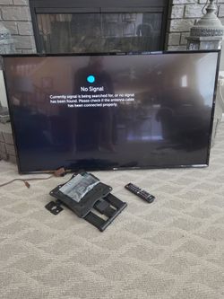 49" LG Smart TV with Remote and Tilt Wall Mount