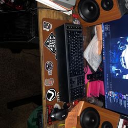 (5 Days Left!) Dark Wood Standing Desk
