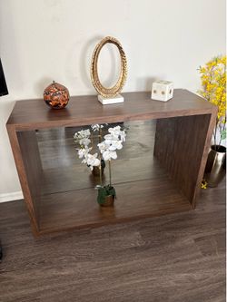 Console stand tv with mirror