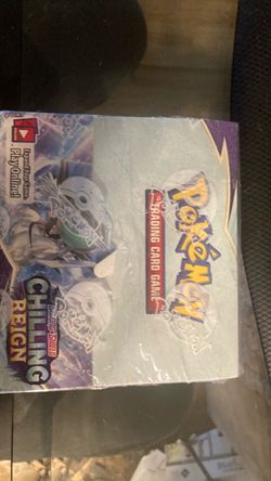 Pokémon sword & shield chilling reign booster box sealed