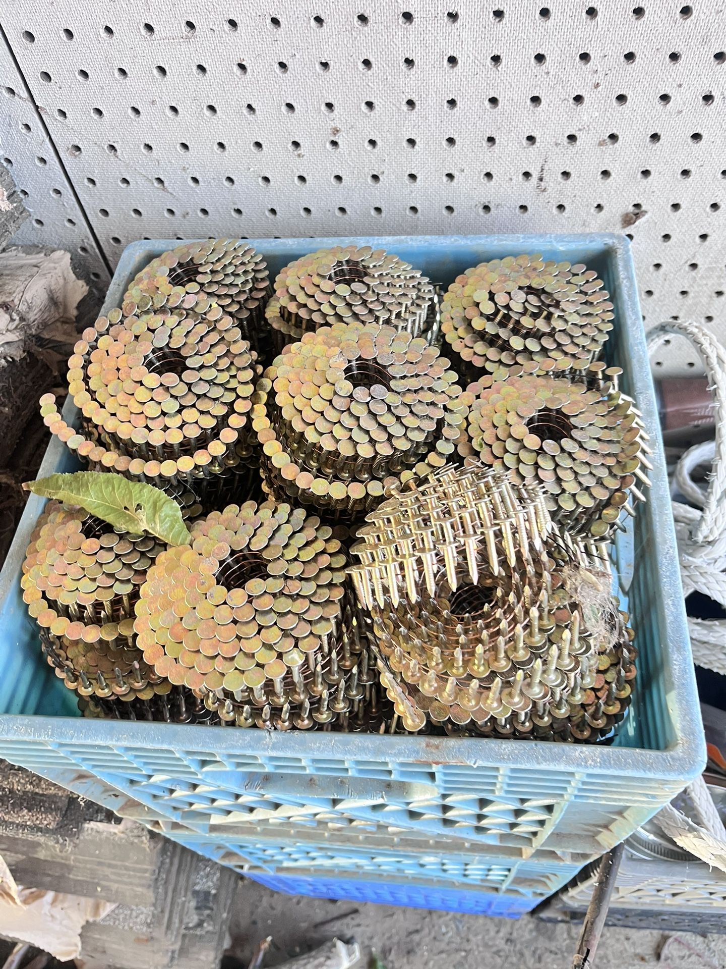 About 3 Box's Of EG Coil Roofing Nails 