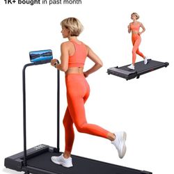 Walking Pad with Incline and Handle Bar, Compact Portable Walking Pad Treadmills for Home/Apartment with Handles,3.0HP Small Electric Treadmill with I
