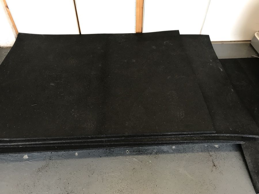 Horse stall mat gym flooring