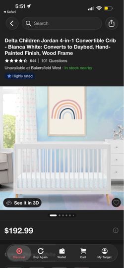 Delta Children Jordan 4 - in - 1 Convertible Crib