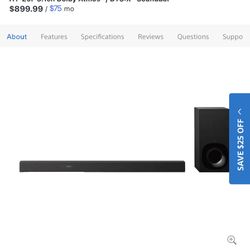Sony Soundbar & subwoofer 