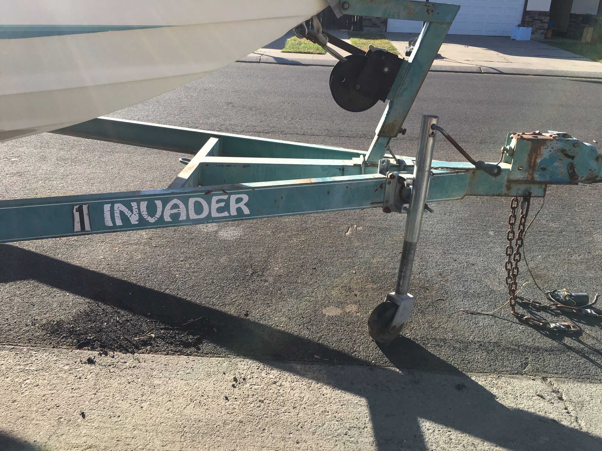 Invader boat trailer for sale good shape