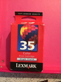 Lexmark 35&32 high yield Genuine color print cartridges