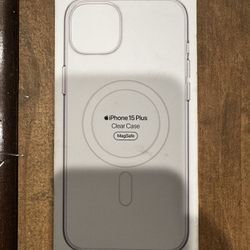 Apple Brand NEW iPhone 15 Plus Silicone Case - Clear With MagSafe 