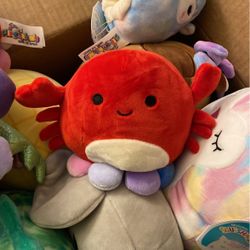 Carlos The Crab & Buela The Octopus Flipamallow Squishmallow