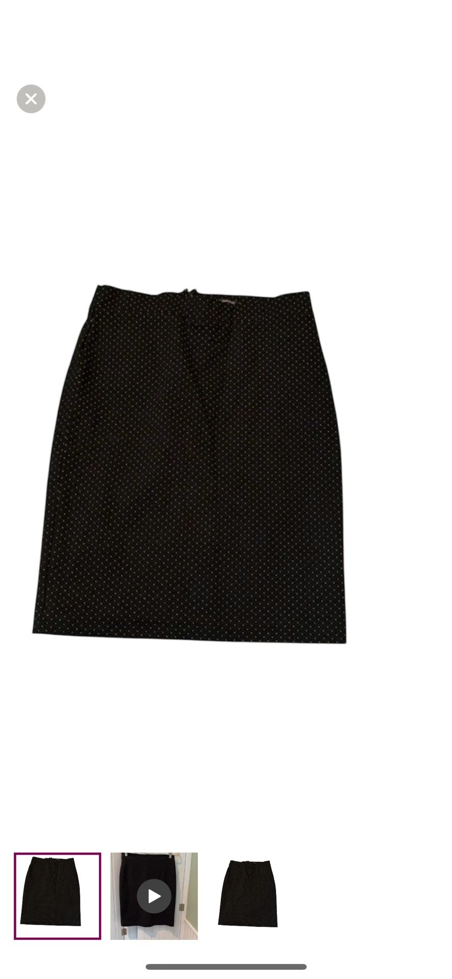 Banana Republic Polka Dot Pencil Skirt Size 6