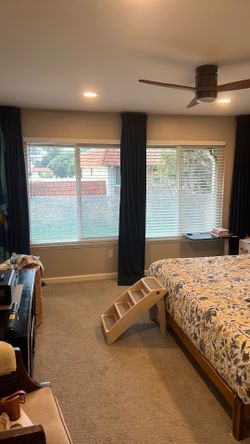 Faux Wood 2 Inch Blinds 56.5inch Wide X 59 Inch Tall