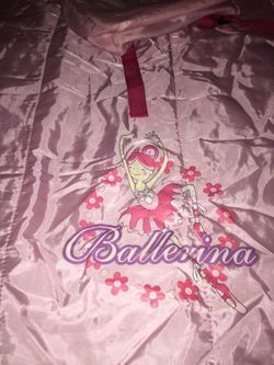Two Pink Ballerina Backpack Sleeping Bags