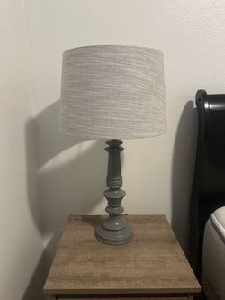 2 Grey lamps