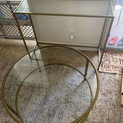 Glass Table Set 