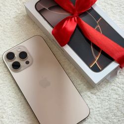 In Box Apple IPhone 16 Pro Max 256gb  Unlocked, FREE Smartwach/ Headphones. Pay $1 Today Rest in payments. NO CREDIT NEEDED FINANCING