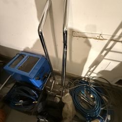 Carpet Extraction Machine With 2 Wands And Hoses And Hand Attachments