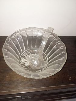 Antique punch bowl set  w  dish set (12) cups
