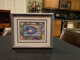 Wall decor fish painting