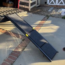 Folding Metal Dog Ramp For Cars Or Trucks