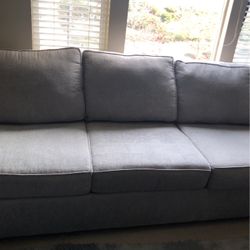 3 Seater Couch And Love Seat Like New Grey