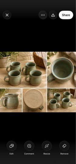 Cob Lane Pottery Mugs – Set of 4