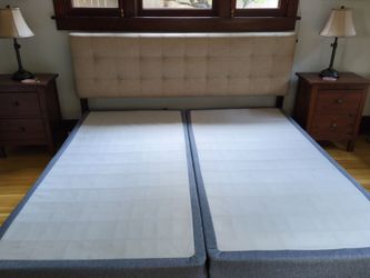 Bedframe - headboard, frame, box springs