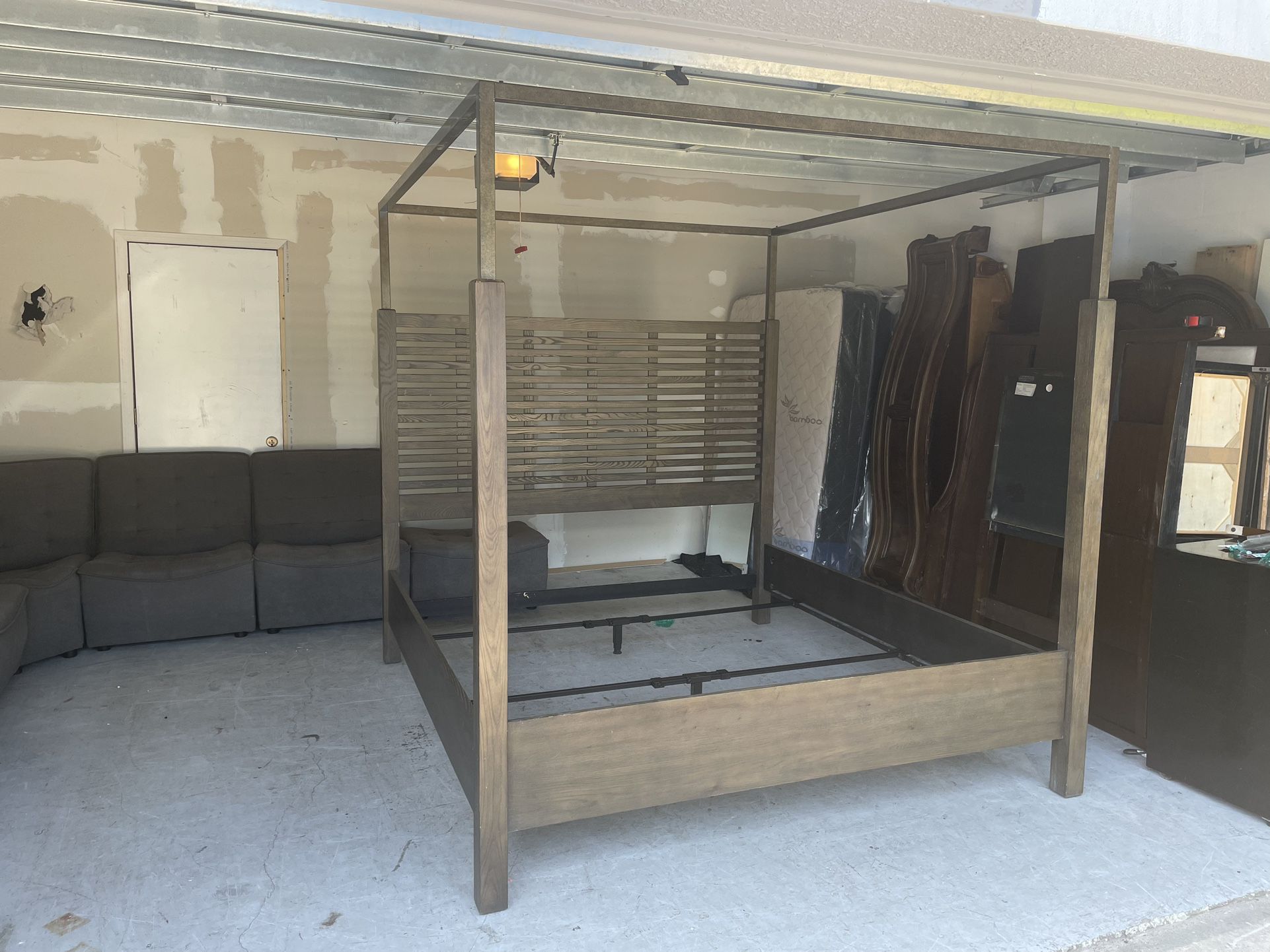 King  Canopy Bed Frame