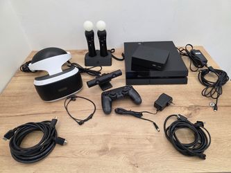 Bundle PlayStation 4 1TB / PlayStation VR Headset / PlayStation Move Motion Controllers / Wireless Controller / 12 games