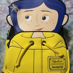 Loungefly Coraline Raincoat Cosplay Mini Backpack